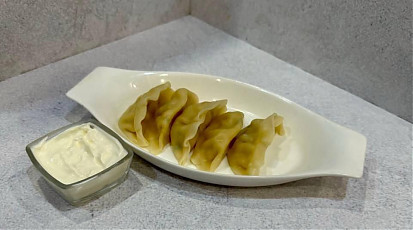 Гёдза отварная с креветкой