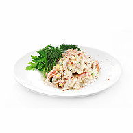 салат с копченой курицей и сельдереем